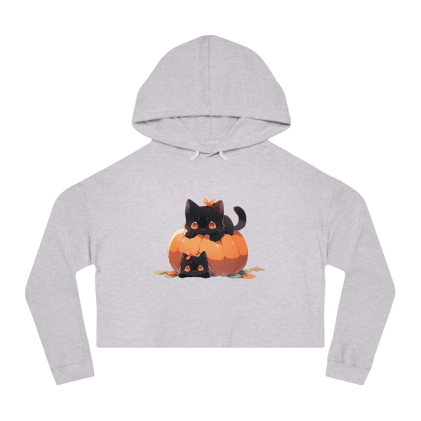 Pumpkin Purrsuaders (Cropped Hoodie)