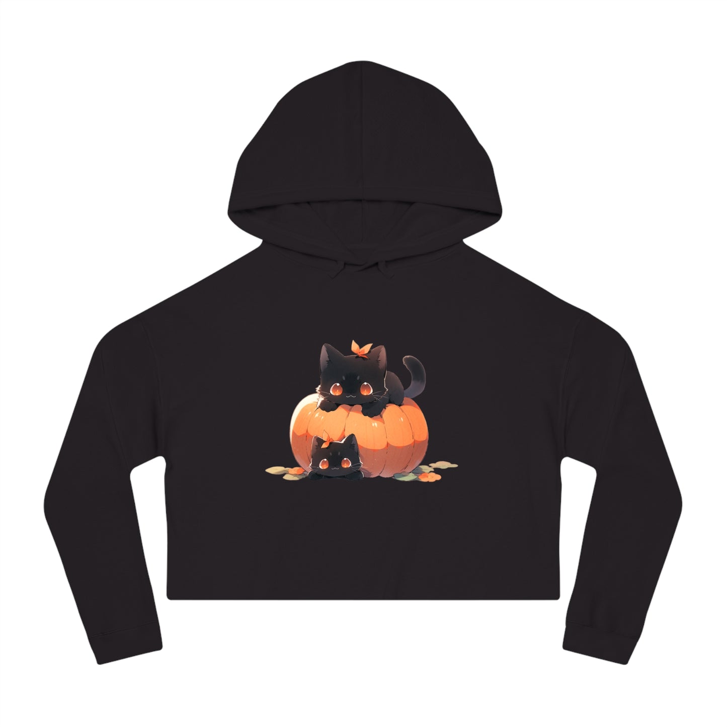 Pumpkin Purrsuaders (Cropped Hoodie)