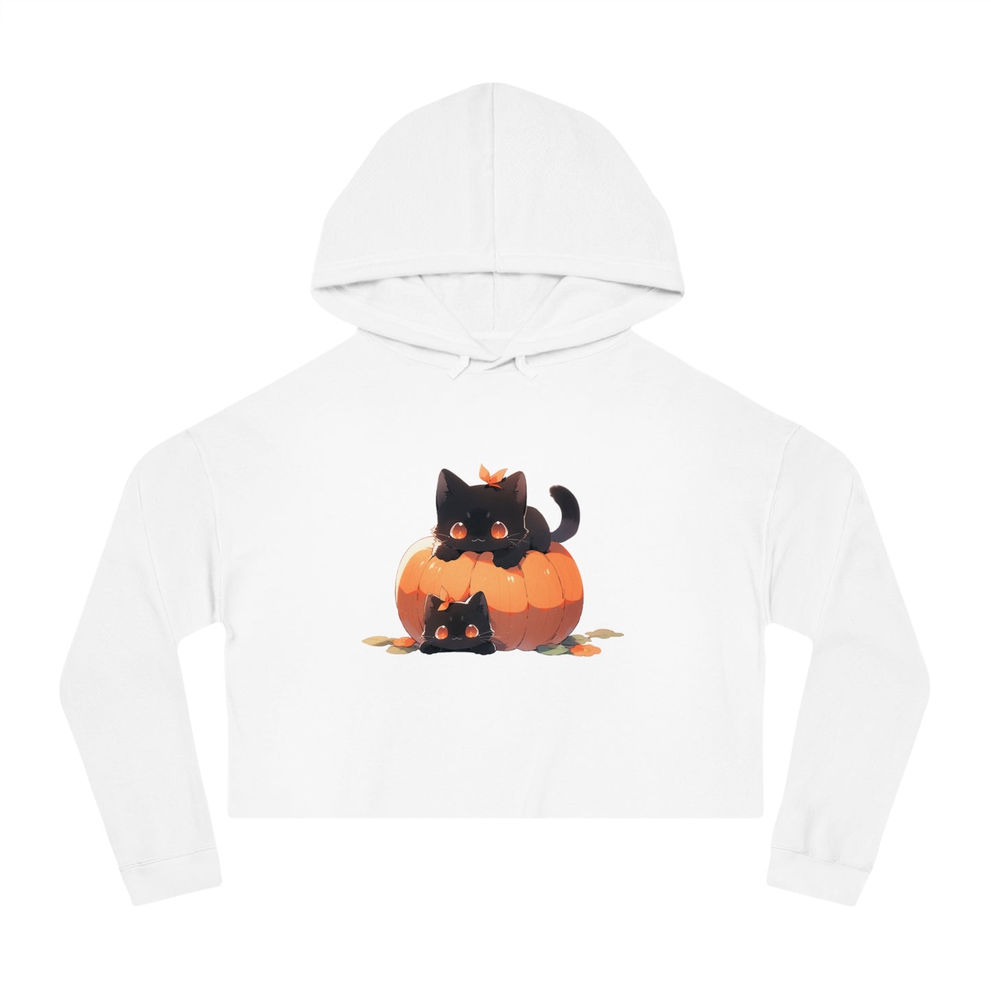 Pumpkin Purrsuaders (Cropped Hoodie)