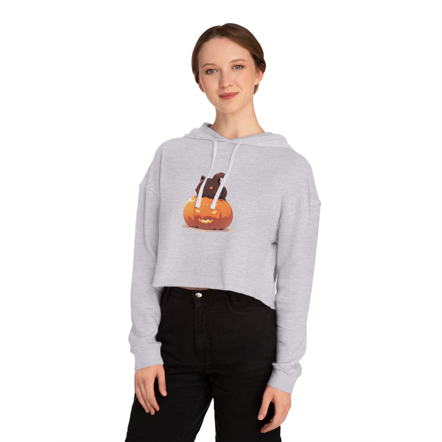 Pumpkin Guardian (Cropped Hoodie)